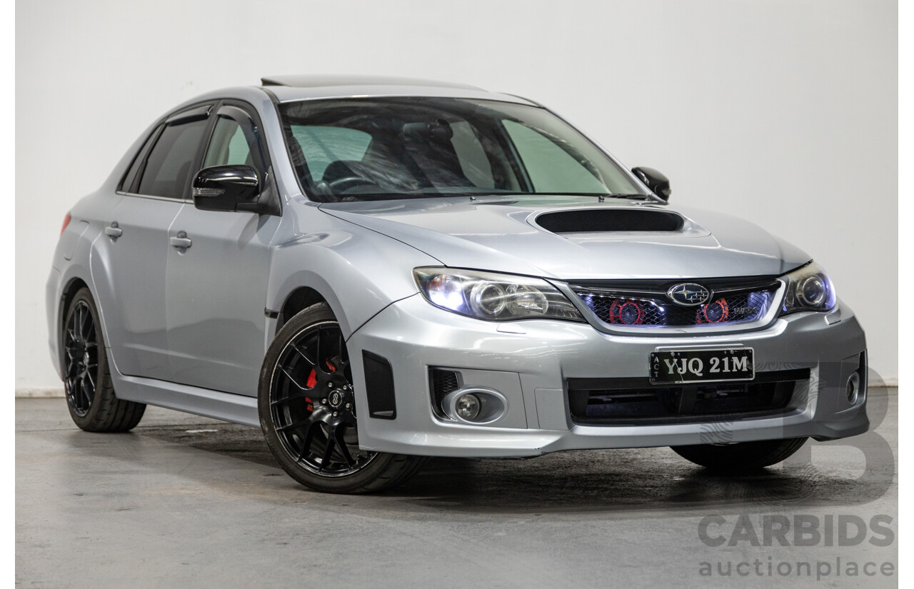 7/2012 Subaru Impreza WRX (AWD) Premium Pack G3 MY12 4d Sedan Metallic Silver Turbo 2.5L
