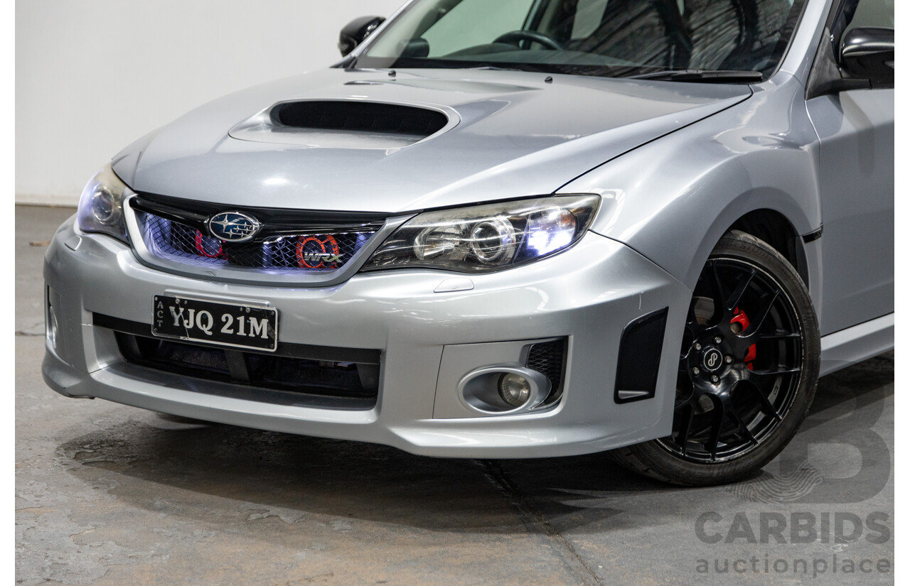 7/2012 Subaru Impreza WRX (AWD) Premium Pack G3 MY12 4d Sedan Metallic Silver Turbo 2.5L