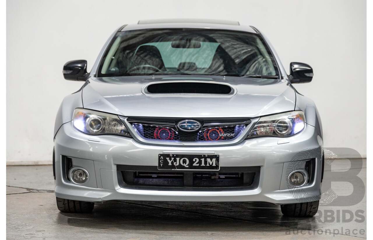 7/2012 Subaru Impreza WRX (AWD) Premium Pack G3 MY12 4d Sedan Metallic Silver Turbo 2.5L