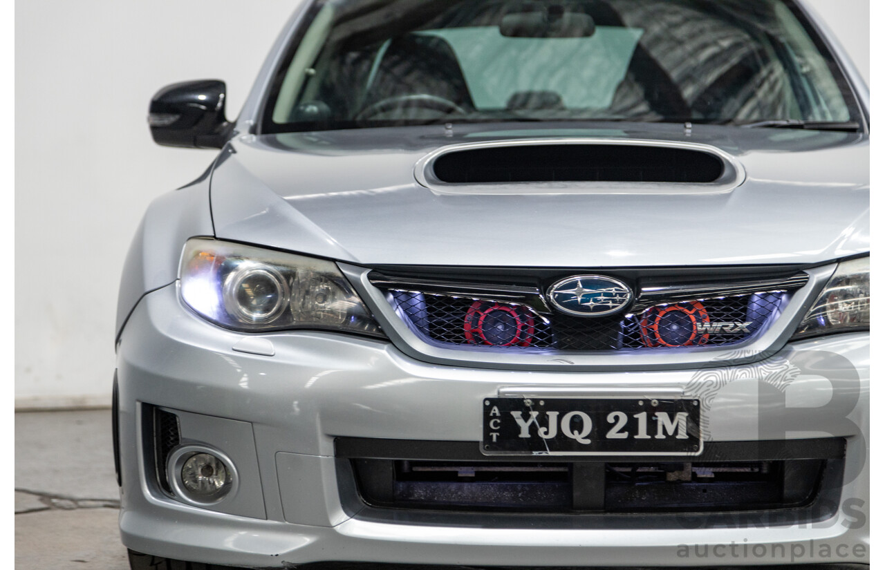 7/2012 Subaru Impreza WRX (AWD) Premium Pack G3 MY12 4d Sedan Metallic Silver Turbo 2.5L