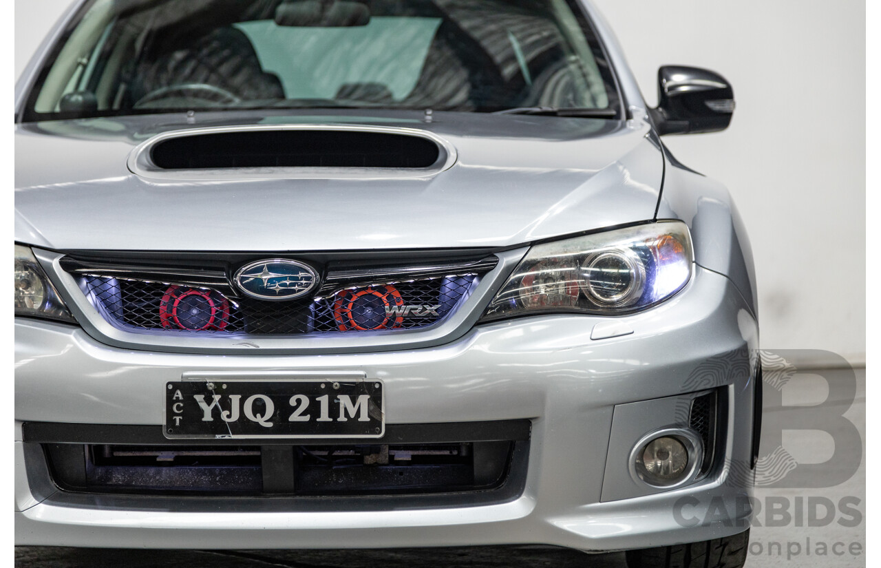 7/2012 Subaru Impreza WRX (AWD) Premium Pack G3 MY12 4d Sedan Metallic Silver Turbo 2.5L