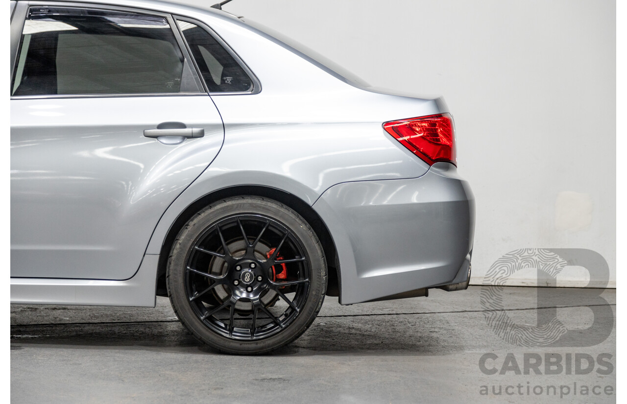 7/2012 Subaru Impreza WRX (AWD) Premium Pack G3 MY12 4d Sedan Metallic Silver Turbo 2.5L