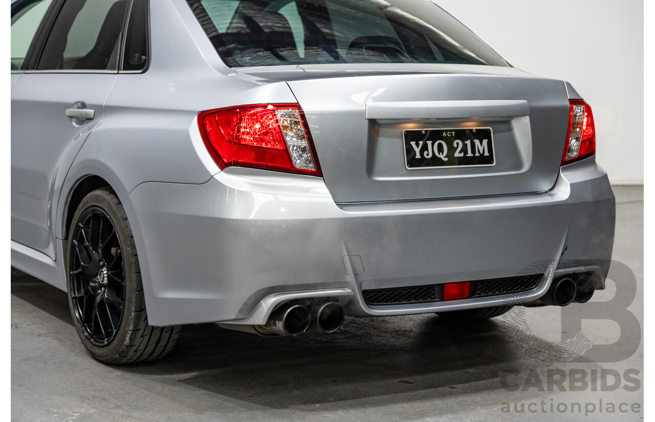 7/2012 Subaru Impreza WRX (AWD) Premium Pack G3 MY12 4d Sedan Metallic Silver Turbo 2.5L