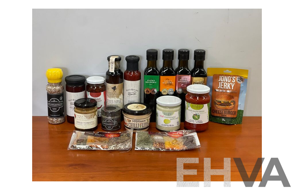 Ultimate Gourmet Balsamic Vinegars, Sauces and Jams Food Hamper - RRP $200