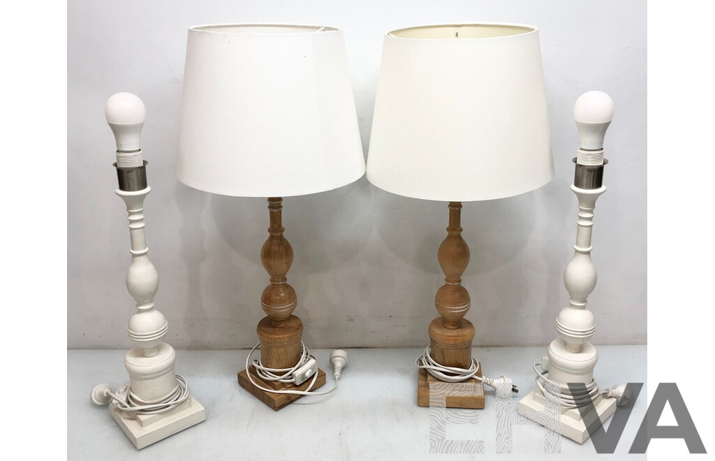 Lucci Table Lamps - Lot of Four