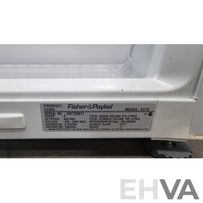 Fisher & Paykel 213L Upright Freezer - E210