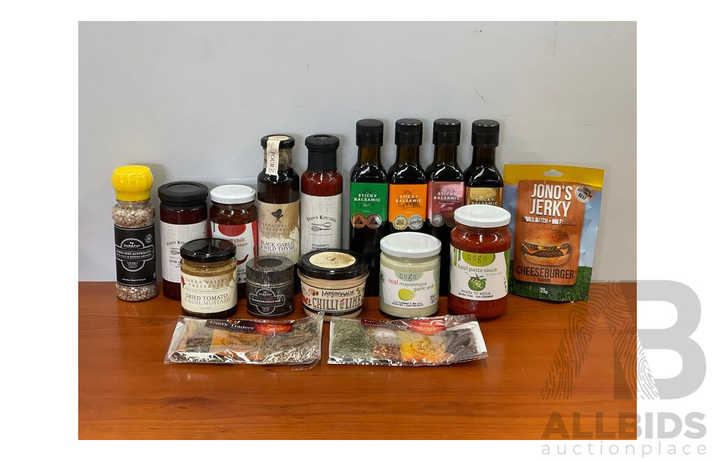 Ultimate Gourmet Balsamic Vinegars, Sauces and Jams Food Hamper - RRP $200