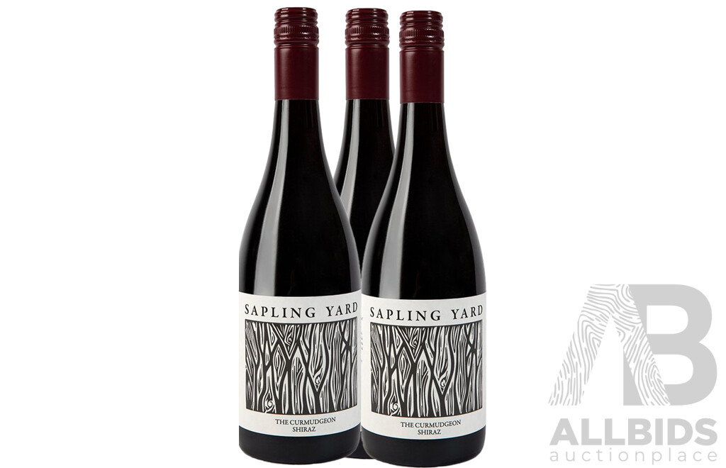 Sapling Yard the Curmudgeon Shiraz Vintage 2019 X 3