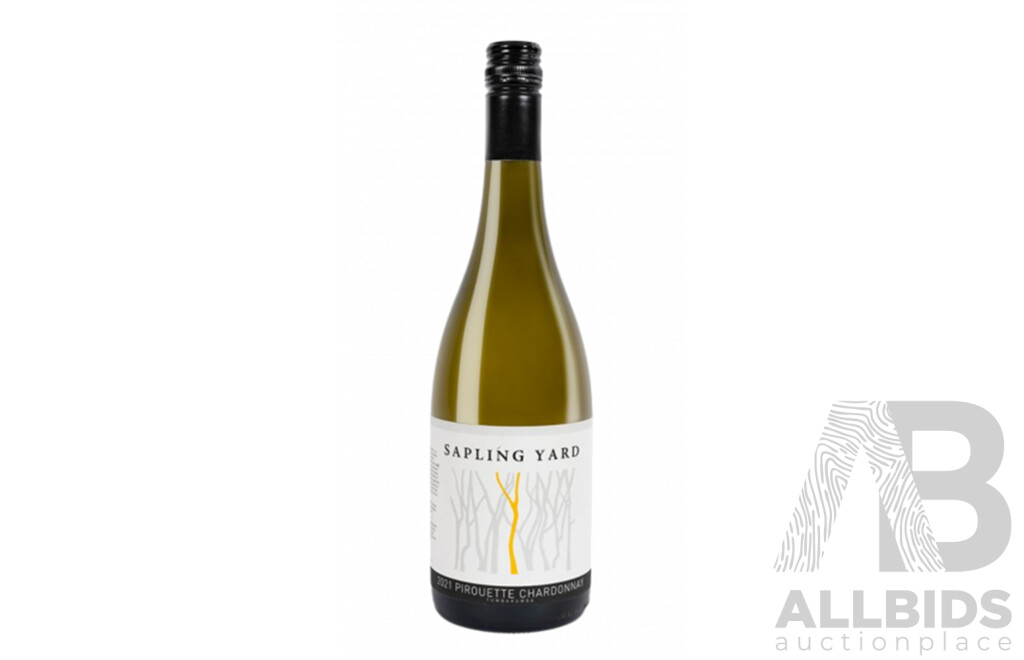 TWELVE Bottles - Sapling Yard Pirouette Chardonnay Vintage 2021 X 12