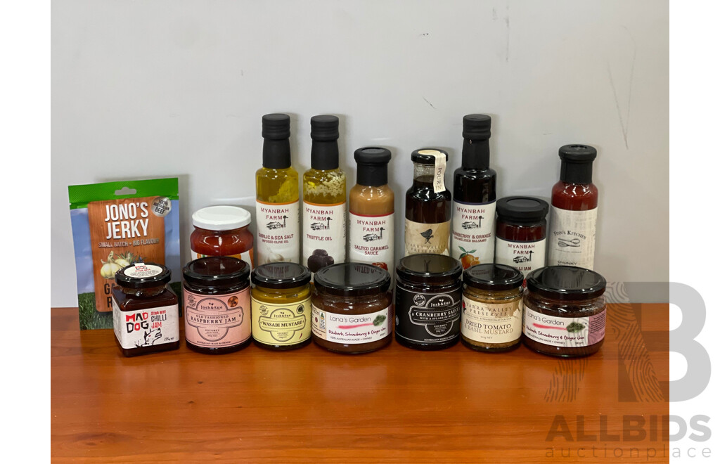 Ultimate Gourmet Oils, Sauces and Jams Food Hamper - RRP $250