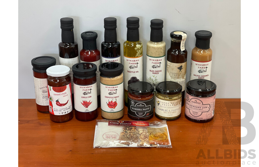 Ultimate Gourmet Oils, Sauces and Jams Food Hamper - RRP $210