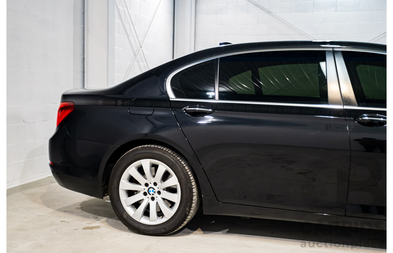 3/2014 BMW 740Li F02 MY14 4d Sedan Black Sapphire Metallic Turbo 3.0L