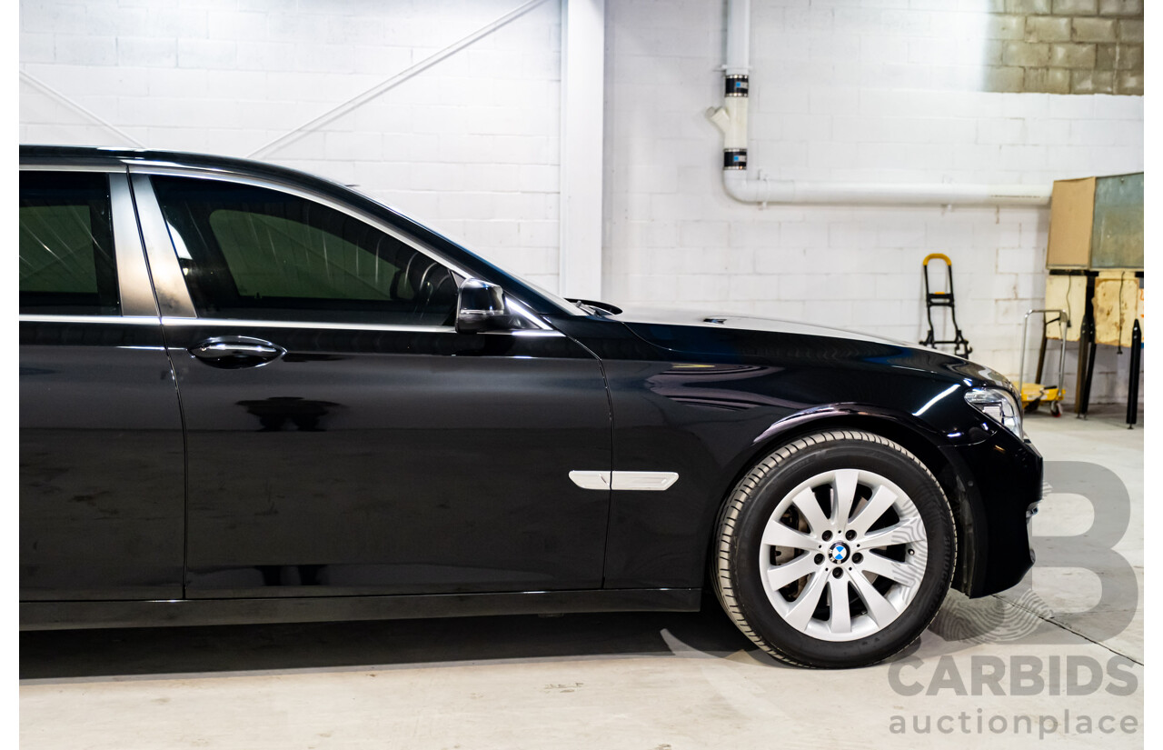 3/2014 BMW 740Li F02 MY14 4d Sedan Black Sapphire Metallic Turbo 3.0L