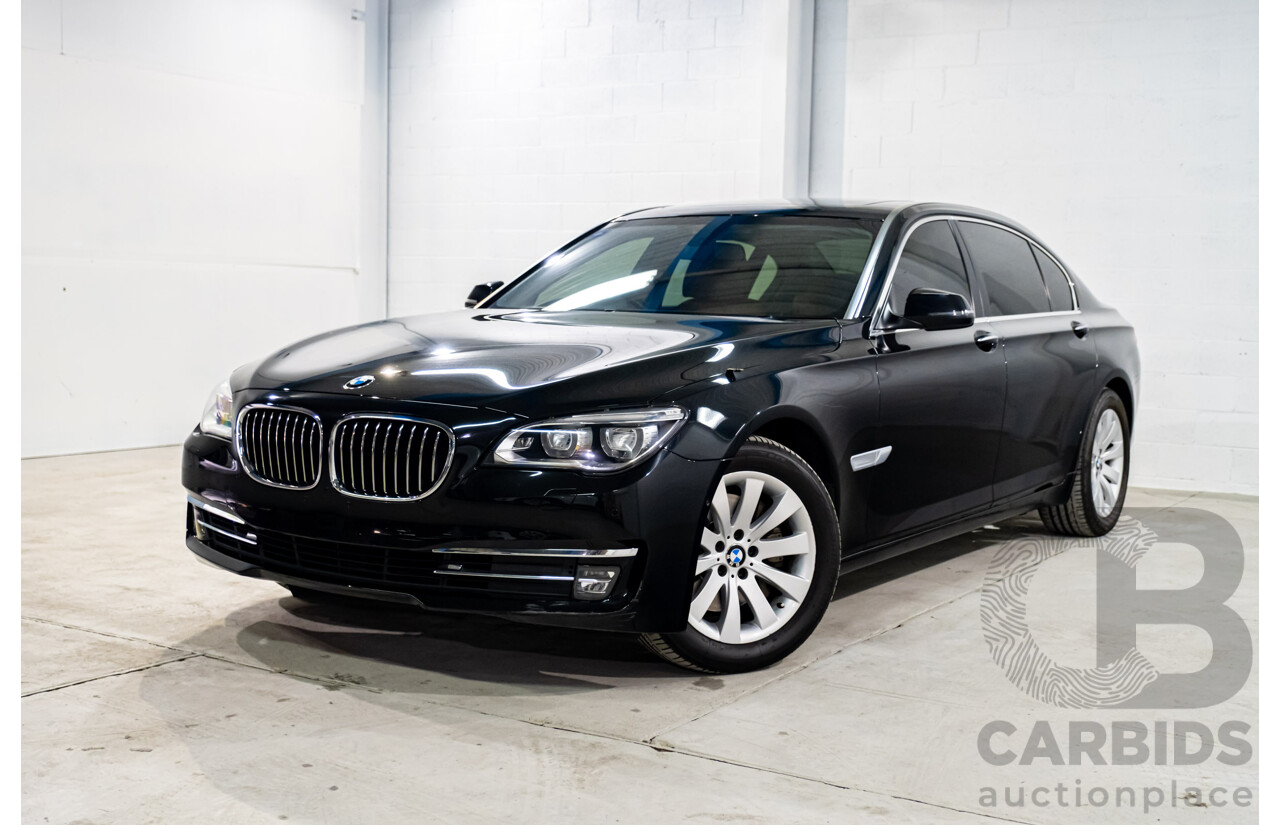 3/2014 BMW 740Li F02 MY14 4d Sedan Black Sapphire Metallic Turbo 3.0L