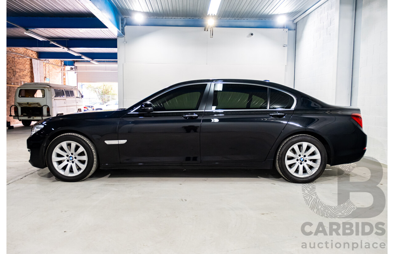 3/2014 BMW 740Li F02 MY14 4d Sedan Black Sapphire Metallic Turbo 3.0L