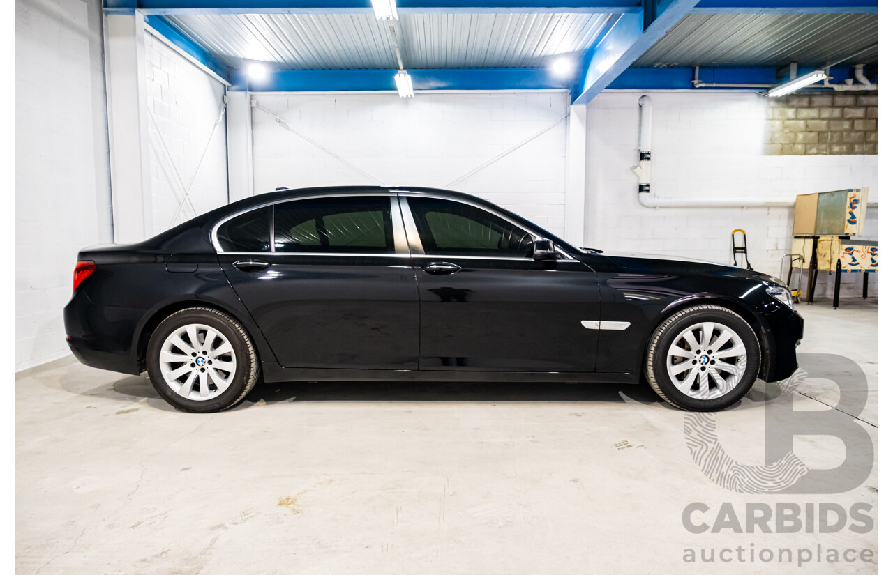 3/2014 BMW 740Li F02 MY14 4d Sedan Black Sapphire Metallic Turbo 3.0L