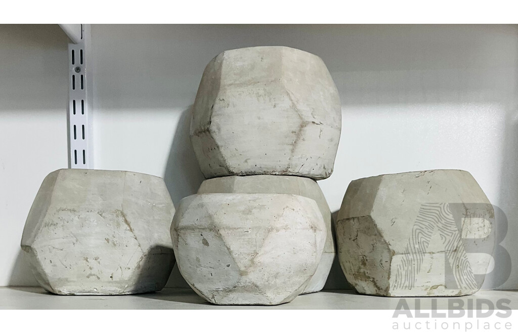 Collection of Concrete Geometric Ornaments