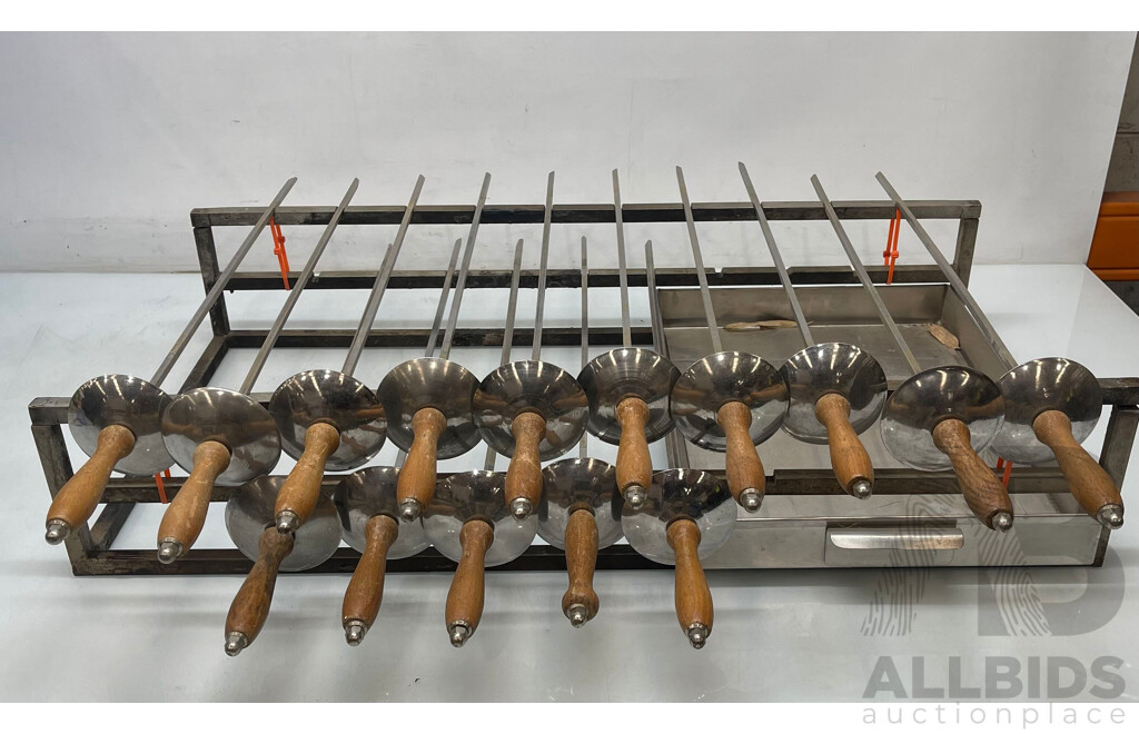 Commercial Cooking Skewers and Rack