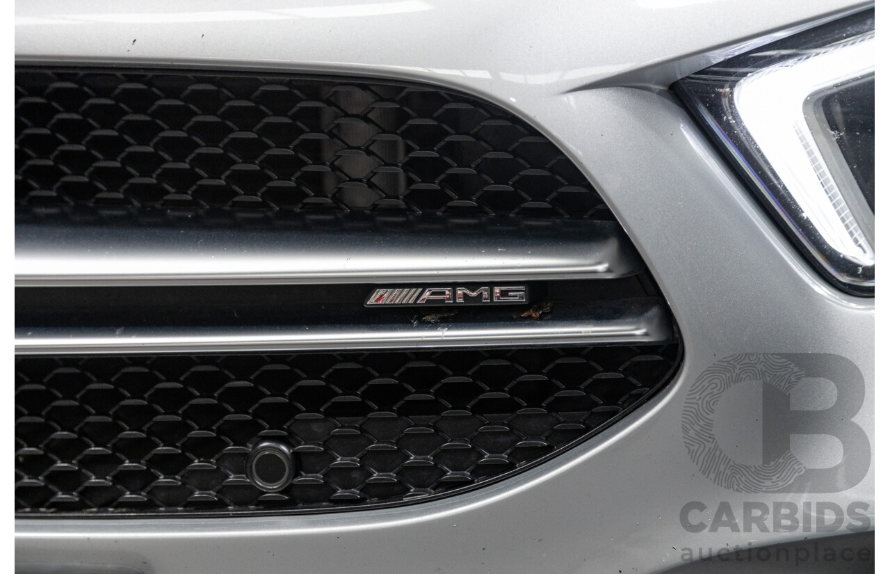 08/2019 Mercedes Benz A35 AMG 4Matic (AWD) W177 MY19 4d Hatch Iridium Silver Metallic Turbo 2.0L