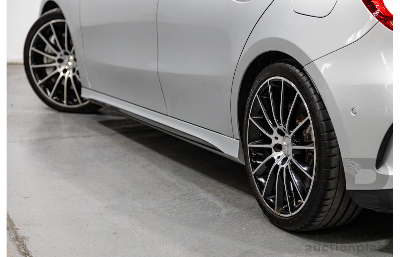 08/2019 Mercedes Benz A35 AMG 4Matic (AWD) W177 MY19 4d Hatch Iridium Silver Metallic Turbo 2.0L