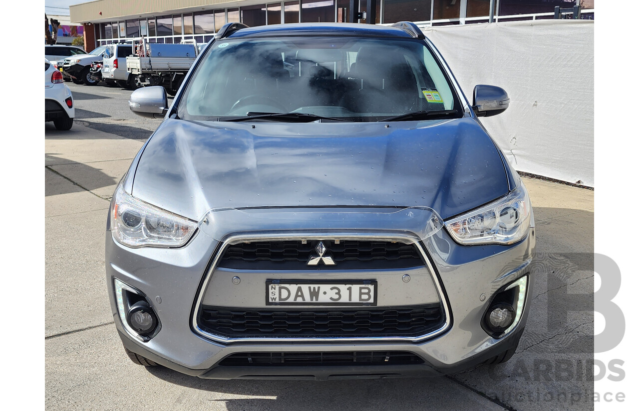 11/2014 Mitsubishi Asx XLS (4WD) 4WD XB MY15 4D Wagon Grey 2.3L