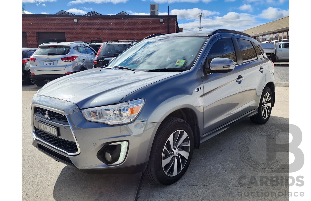 11/2014 Mitsubishi Asx XLS (4WD) 4WD XB MY15 4D Wagon Grey 2.3L