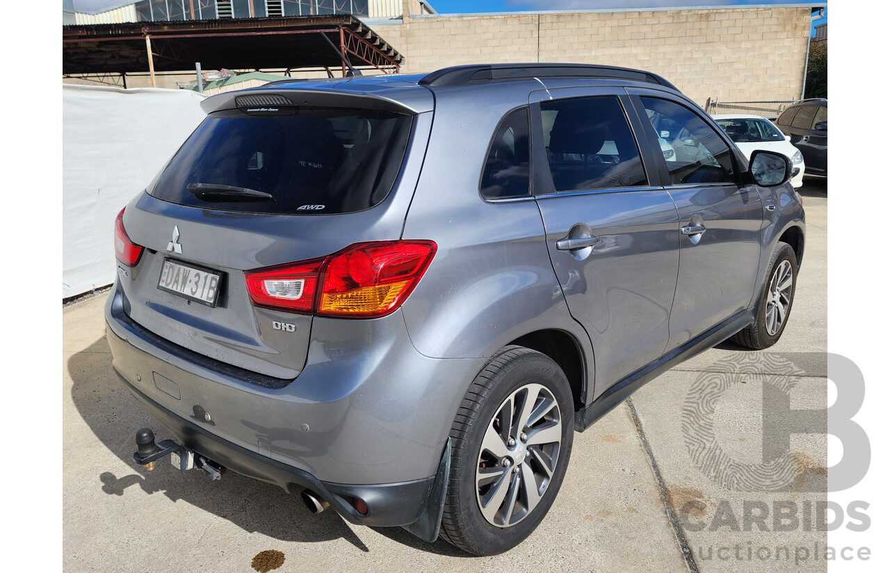 11/2014 Mitsubishi Asx XLS (4WD) 4WD XB MY15 4D Wagon Grey 2.3L