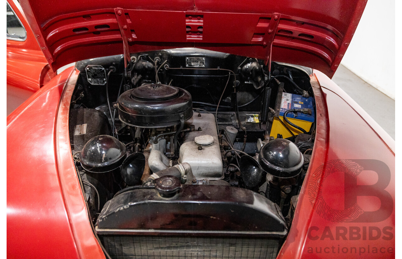 01/1954 Standard Vanguard Phase II 4d Sedan Red 2088cc Diesel