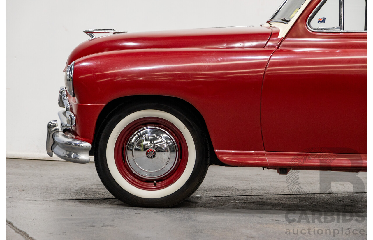 01/1954 Standard Vanguard Phase II 4d Sedan Red 2088cc Diesel