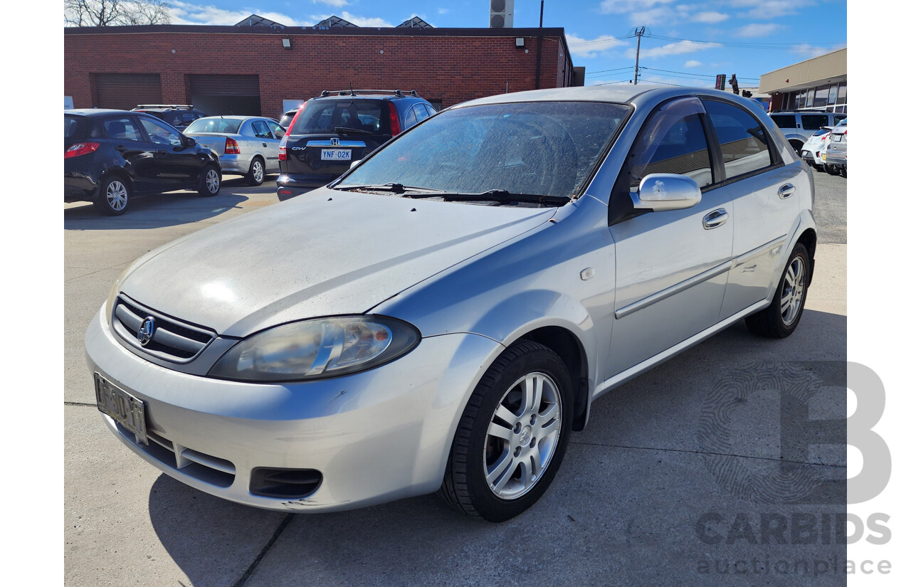 09/2005 Holden Viva  FWD JF 5D Hatchback Silver 1.8L