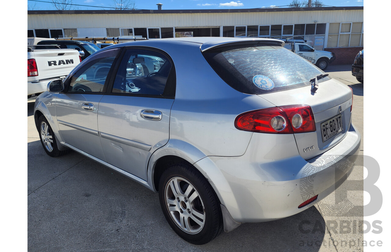 09/2005 Holden Viva  FWD JF 5D Hatchback Silver 1.8L