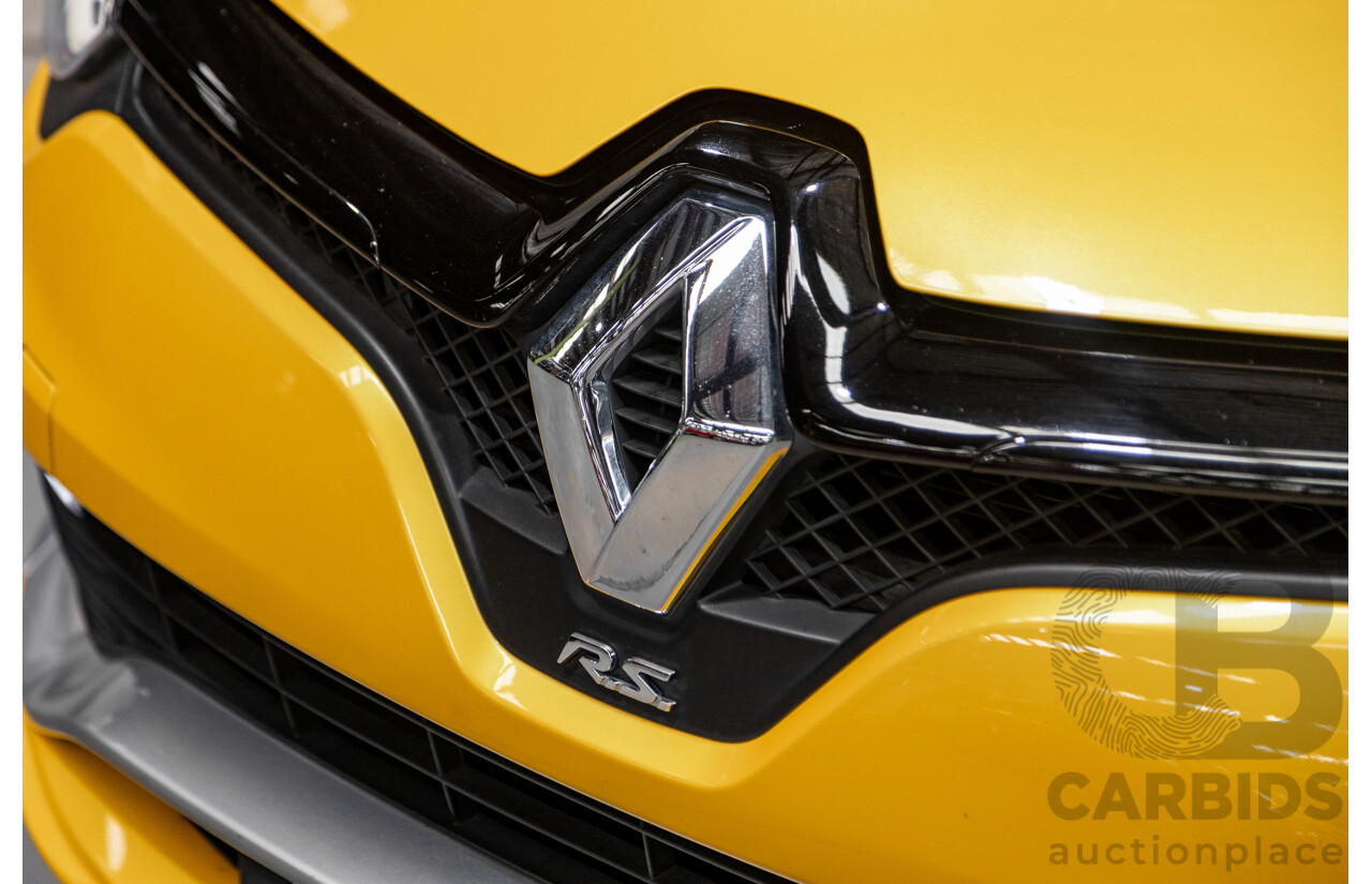 12/2013 Renault Clio RS 200 Sport X98 5d Hatchback Liquid Yellow Metallic Turbo 1.6L