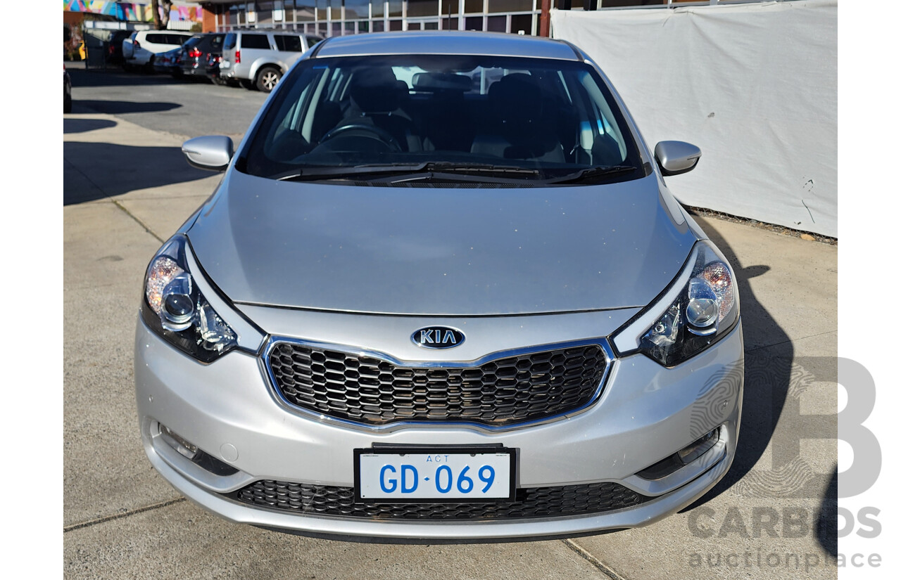 05/2015 Kia Cerato S PREMIUM FWD YD MY15 5D Hatchback Silver 1.8L