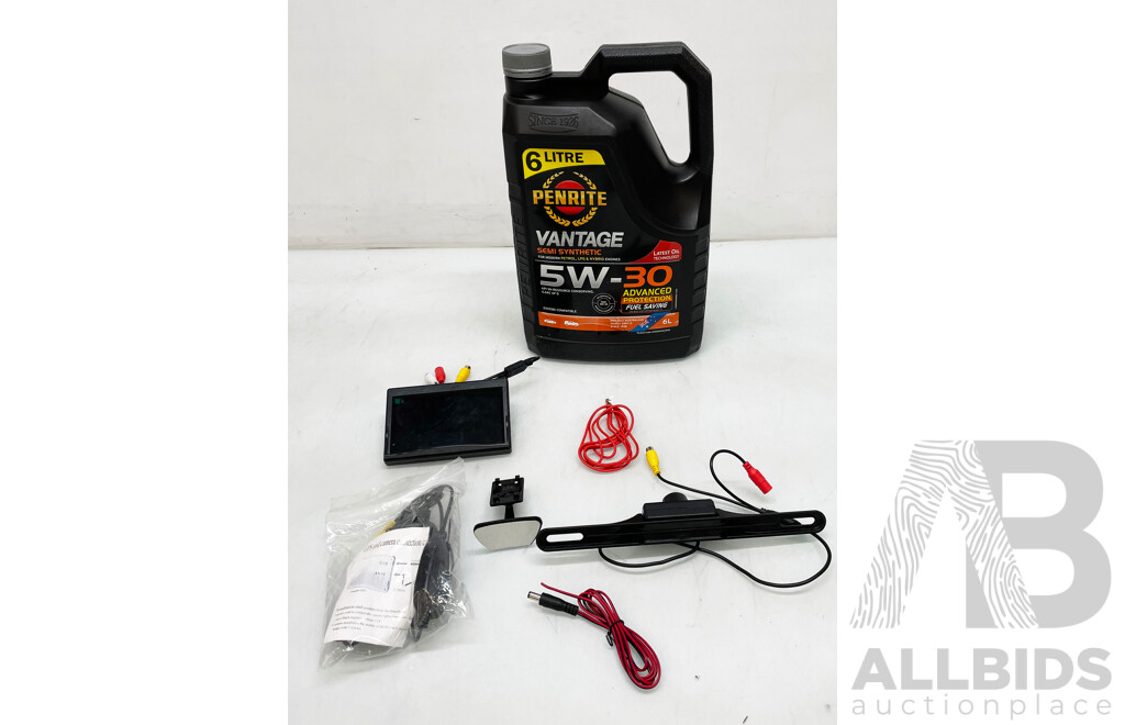 6 Litre Penrite Semi Synthetic 5W-30 and Assorted Electronic Parts