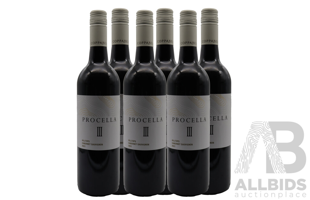 Procella III Hilltops Cabernet Sauvignon Vintage 2021 X 6