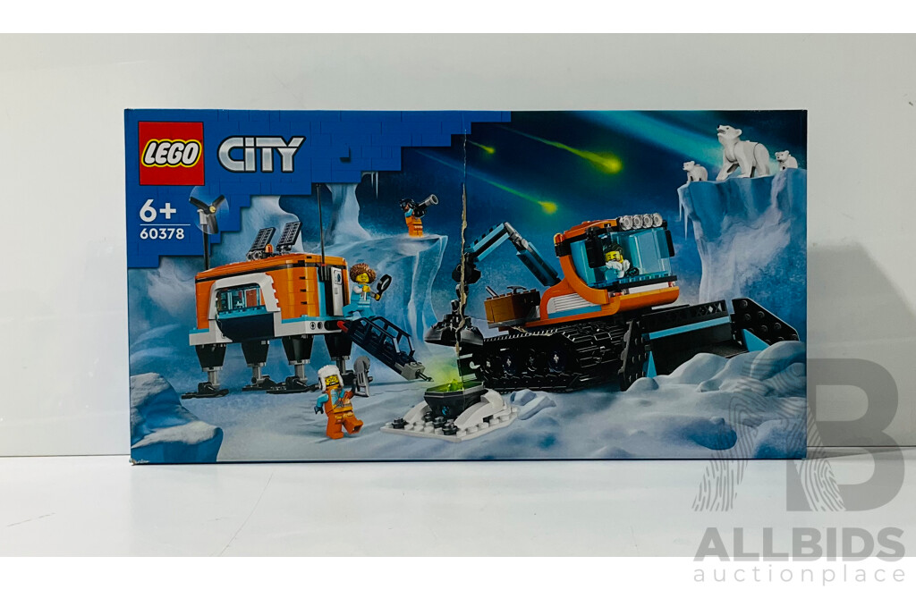 LEGO City Arctic Explorer Truck and Mobile Lab 60378 in Original Packaging with Damaged Box