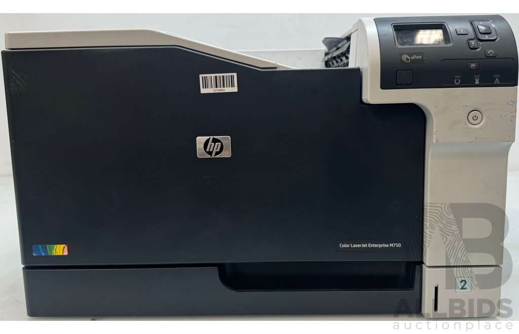 HP Printer Color LaserJet Enterprise M750