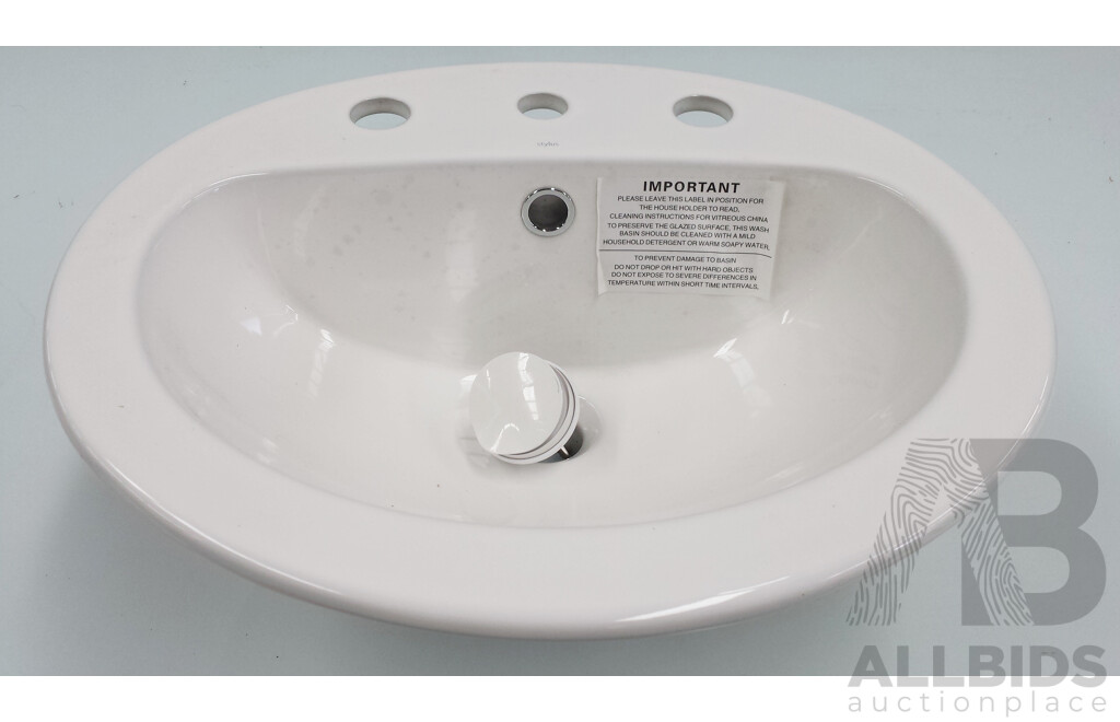 Venecia Drop-in Vanity Basin - New