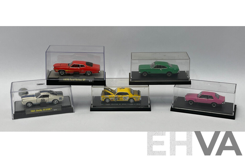 Assorted Miniature Model Cars - Lot of 5 - 1/64  Scale