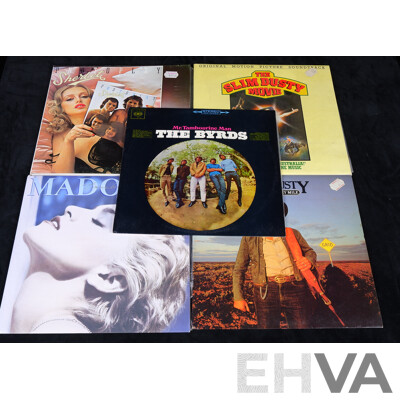 Collection Ten Vinyl LP Records Including Madonna, Movie Soundtracks and More