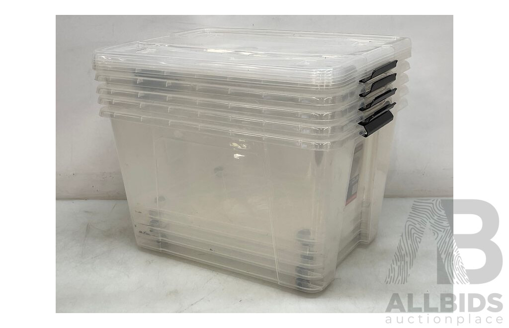 52 Ltr Storage Containers - Lot of 5