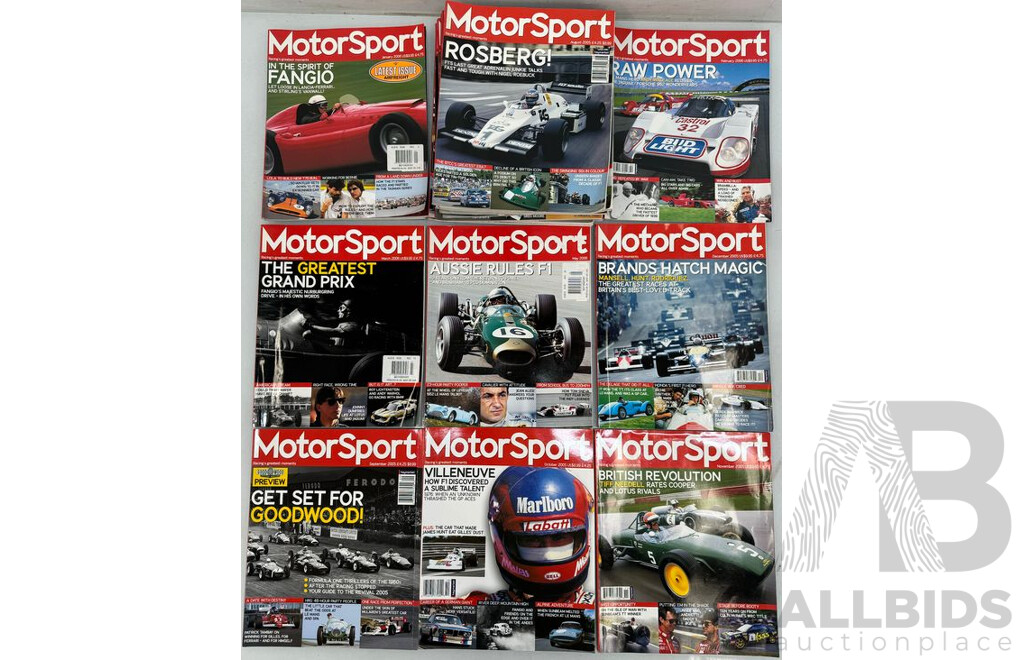 MotorSport Racing's Greatest Moments Magazines - Lot of 20