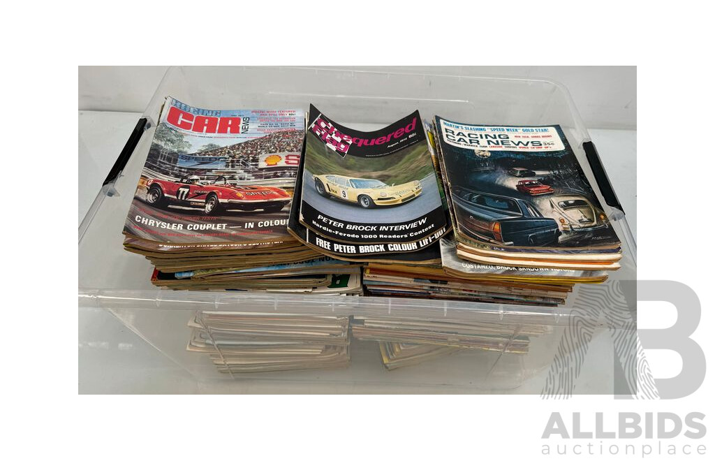 Bulk Racing Car News Magazines