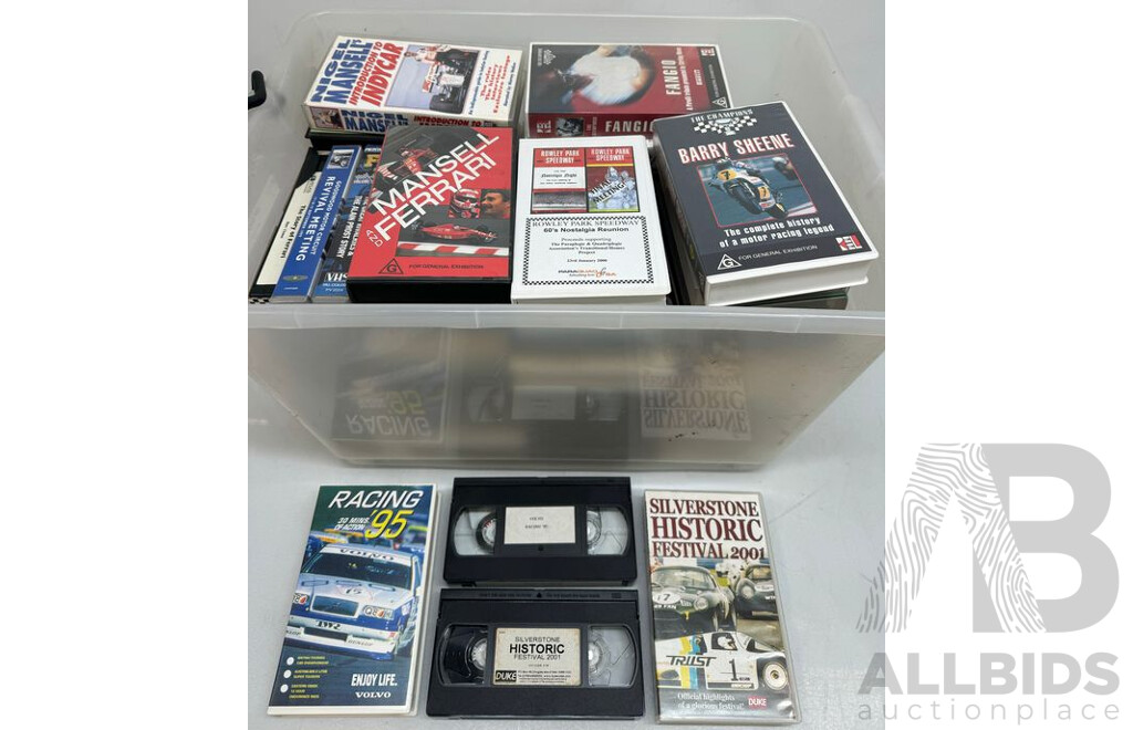 Motor Sport VHS Tapes