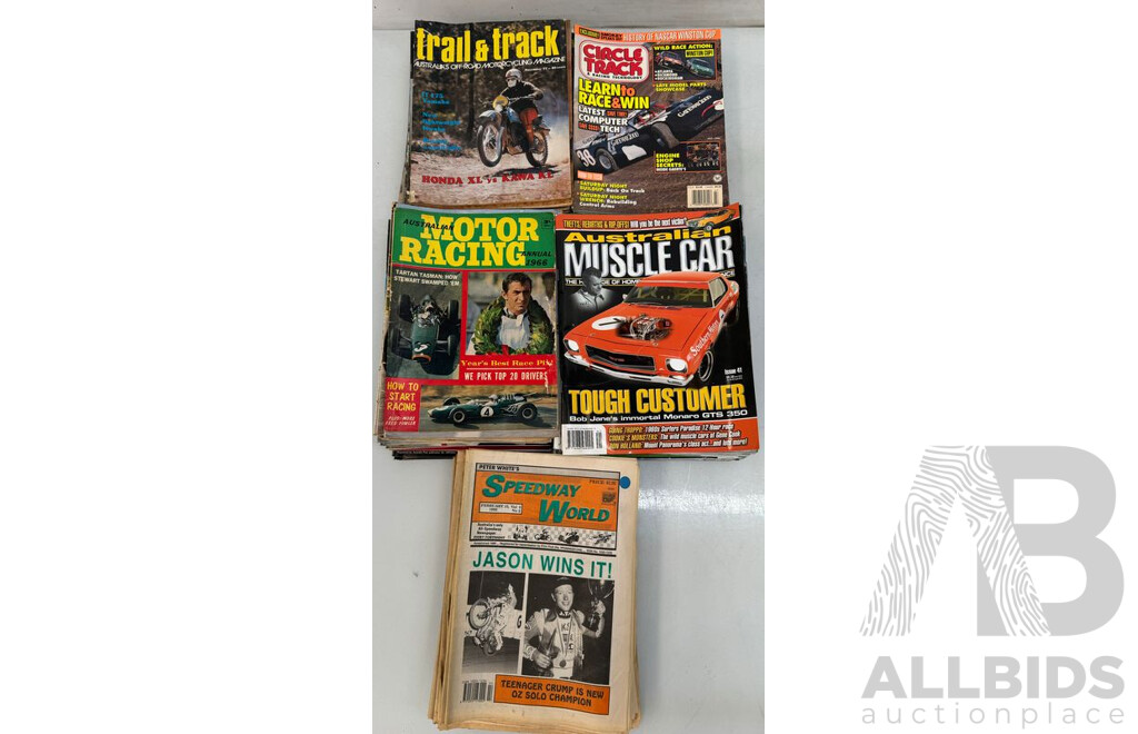 Australian Trail & Track, Circle Track, Motor Racing, Muscle Car and Speedway World Magazine/Newspapers