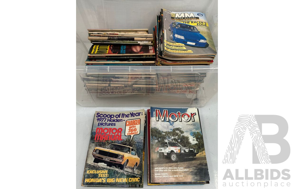 Motor Manual and Modern Motor Magazines