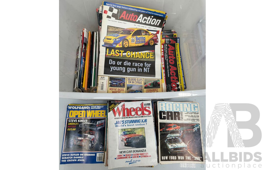 AutoAction, Open Wheel, Wheels and Racing Car News Magazine/Newspapers