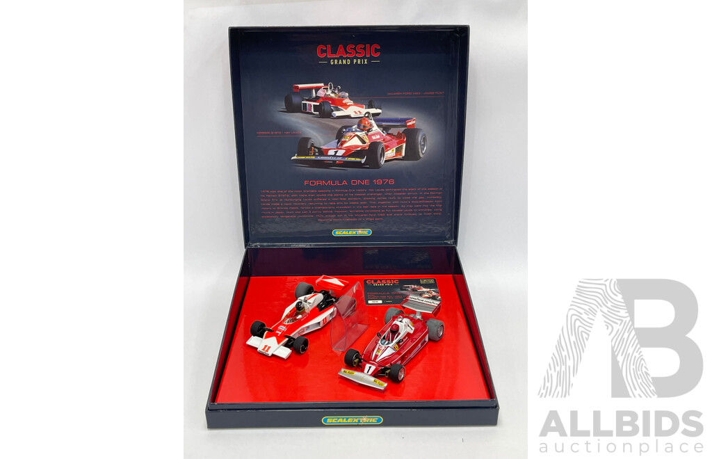 Scalextric Classic Grand Prix Hunt/Lauda Twin Set - Brand New