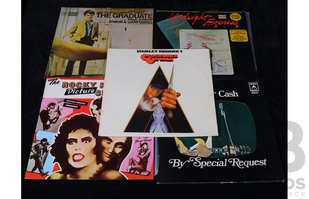 Collection Ten Vinyl LP Records Including Madonna, Movie Soundtracks and More