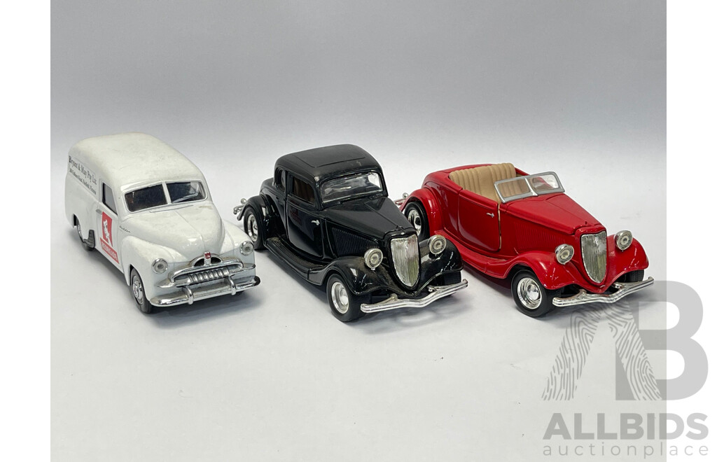 Assorted  Diecast  Model Cars - Lot of 3 -1/24 Scale